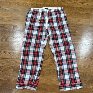 JCrew Plaid Lounge Pants with Drawstring